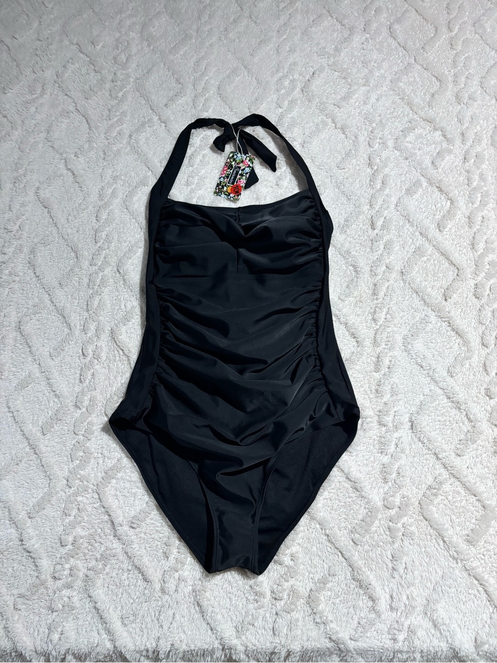 NWT women’s black one piece bathing suit X-Large
